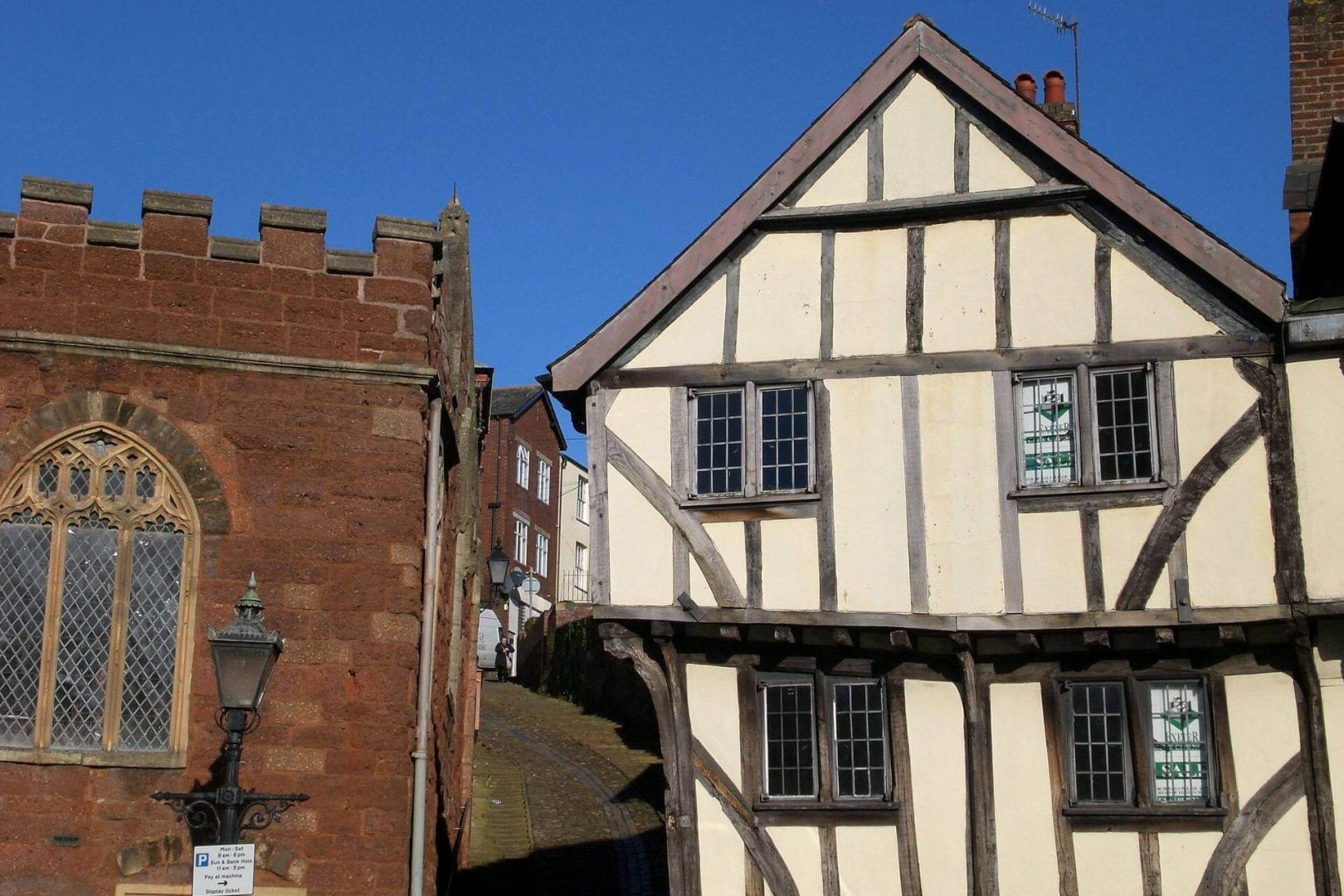 Exeter's Wonky Medieval Architecture