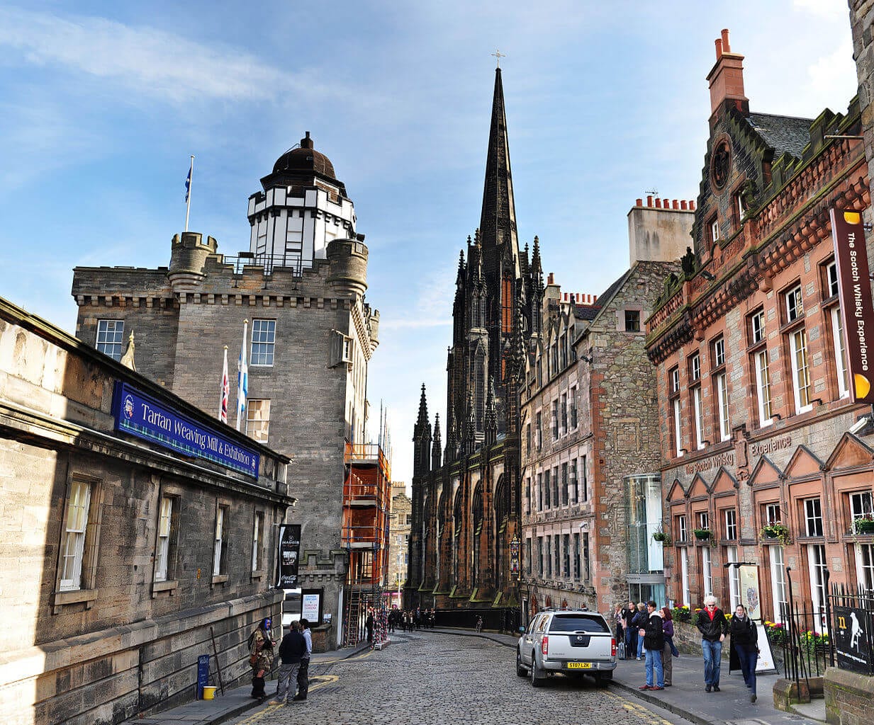 The Royal Mile in Edinburgh