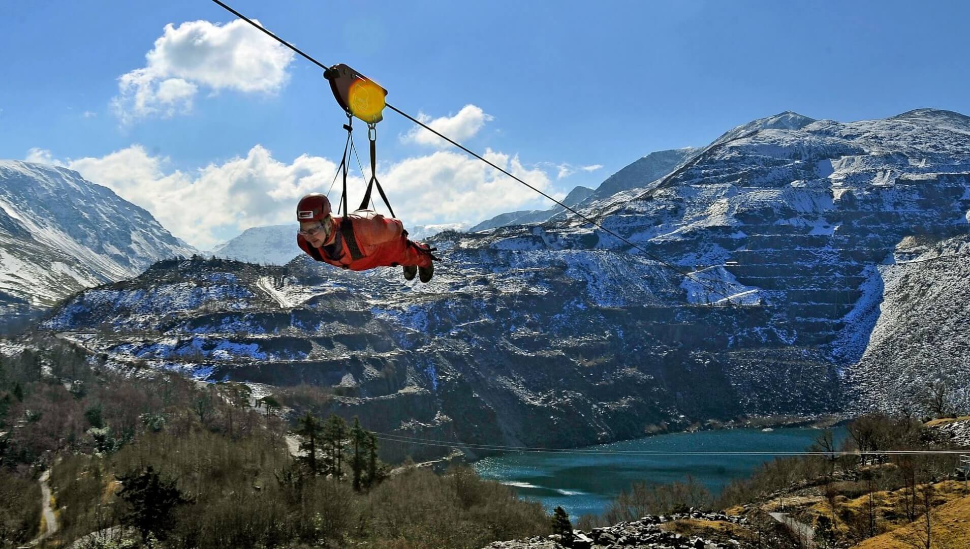 Zip World near Snowdon Lodge