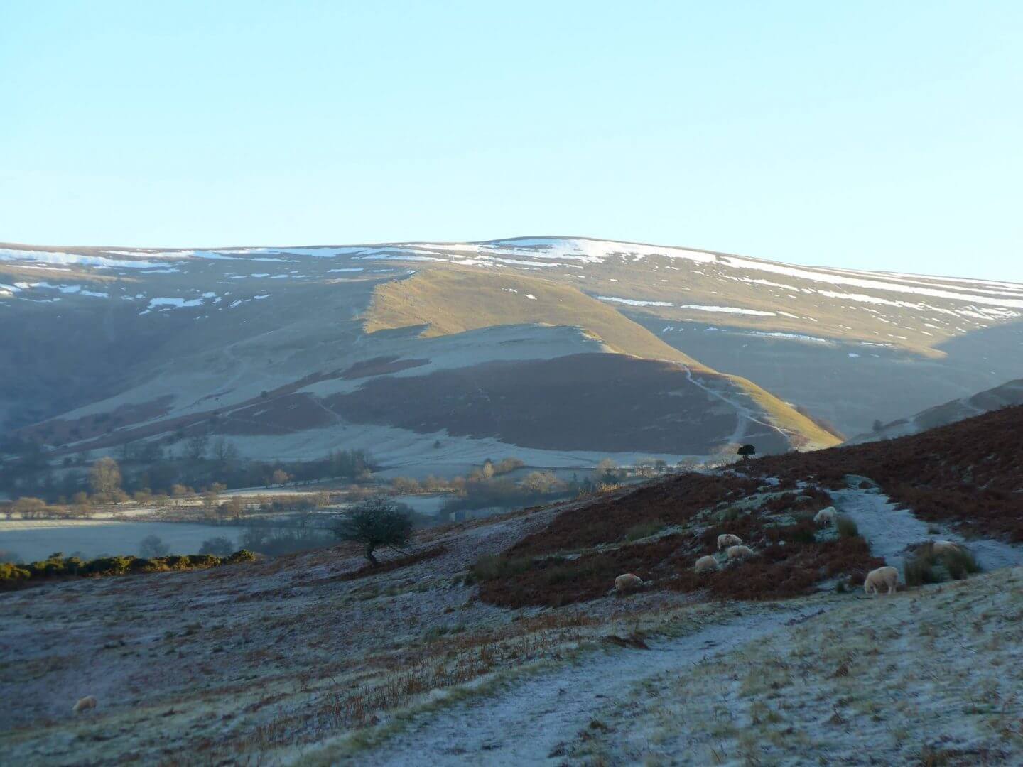 mountain sides near dragons back