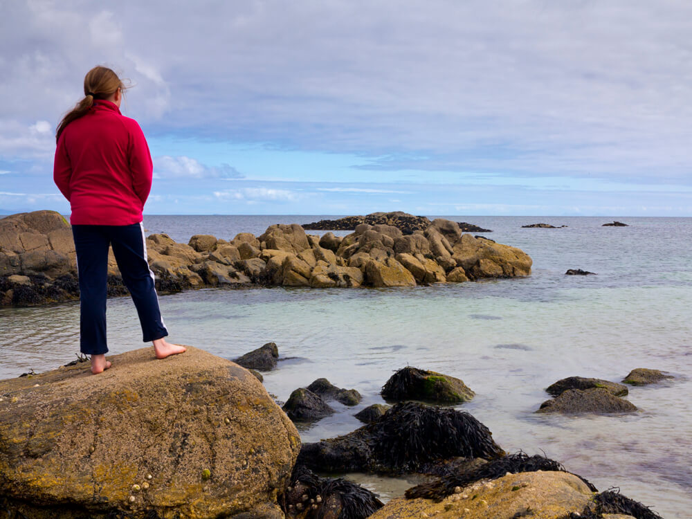 Hebrides white sand beach