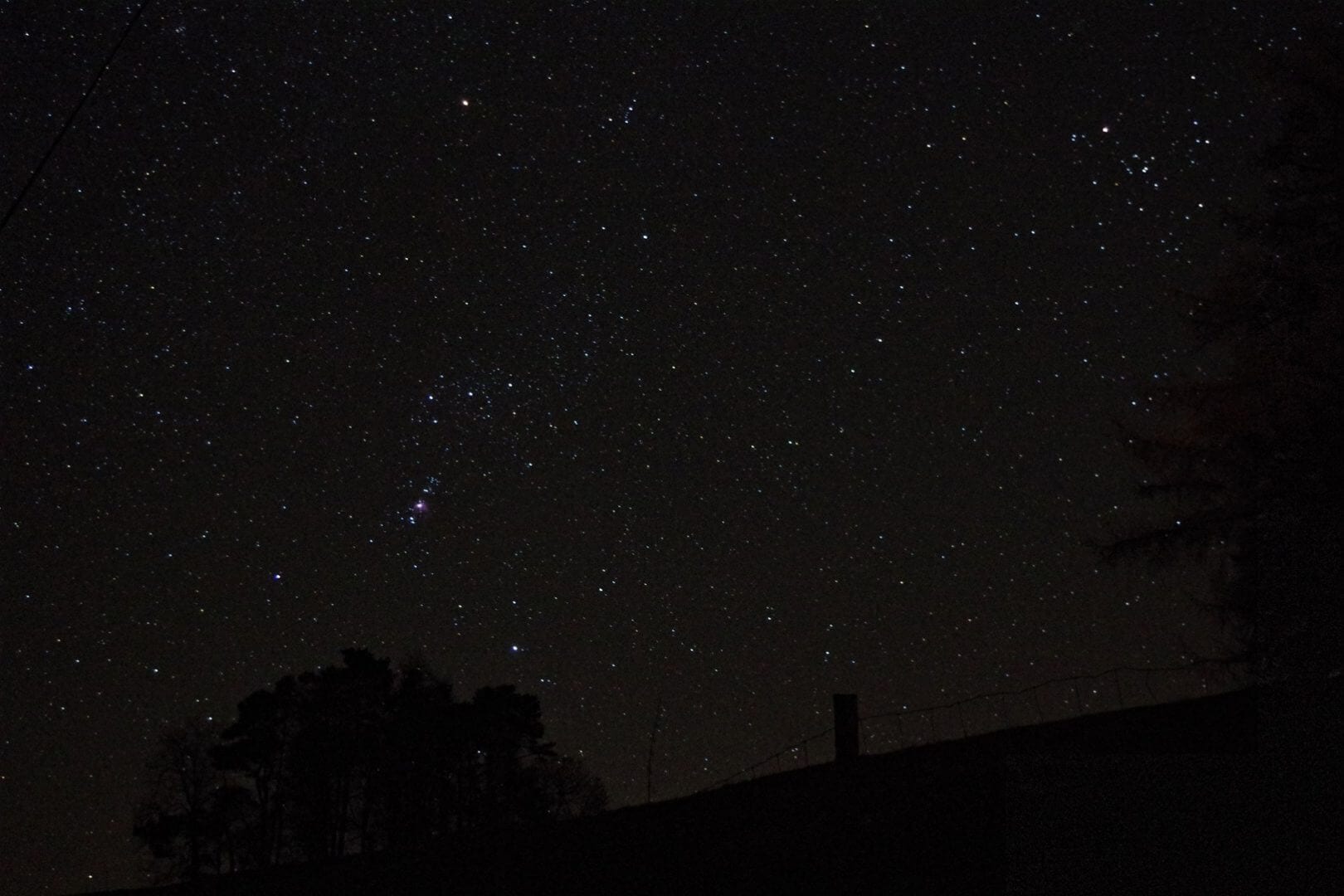 dark skies above ninebanks youth hostel
