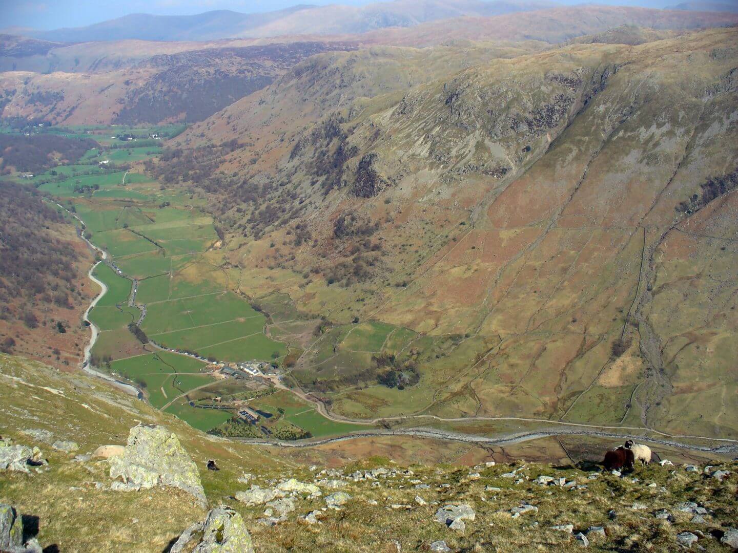 High House and Borrowdale from Base Brown