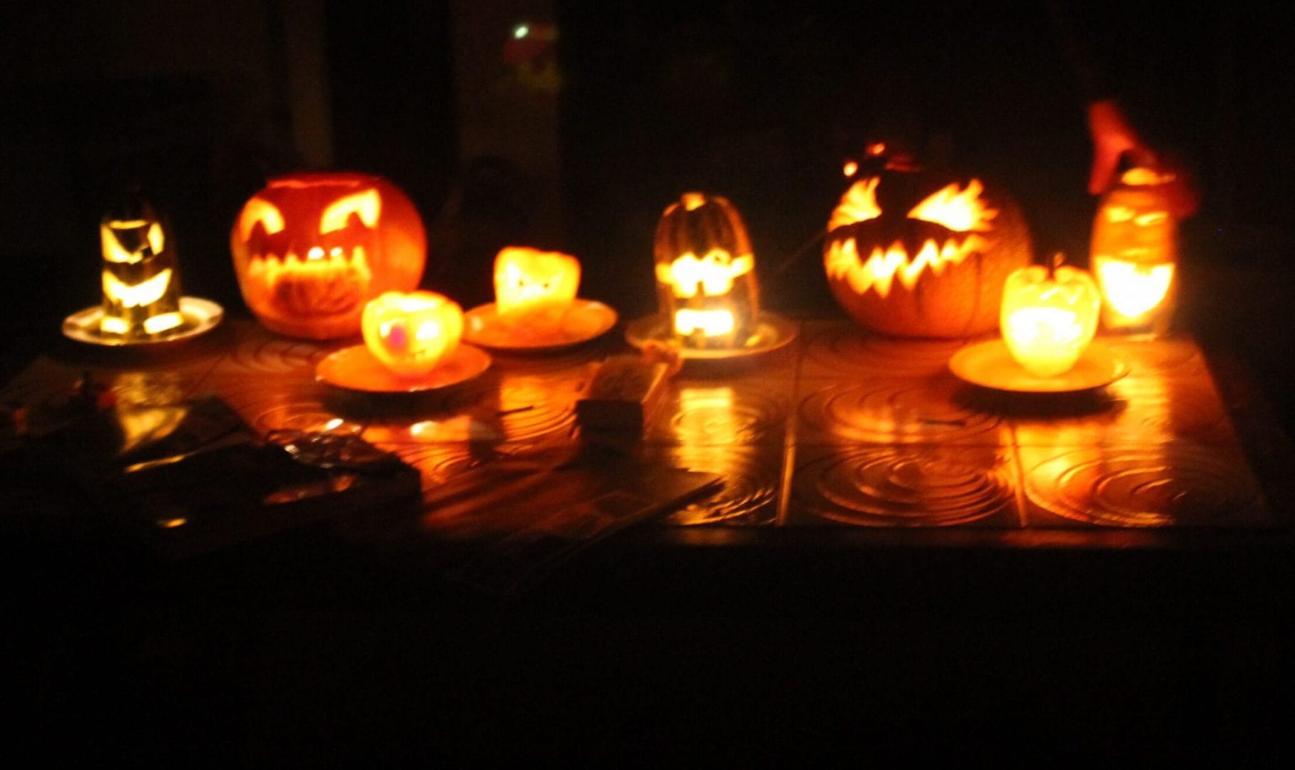 alstonefield camping barn at halloween