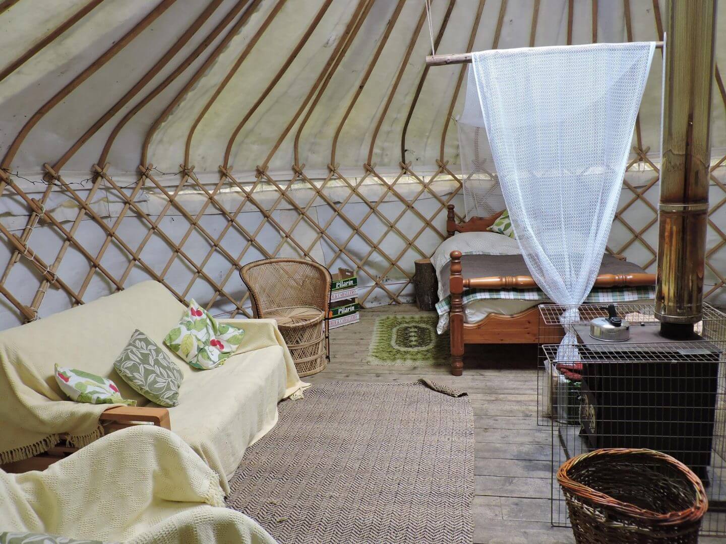 Wetherdown Lodge and Campsite - sustainable living - yurts - summer availability