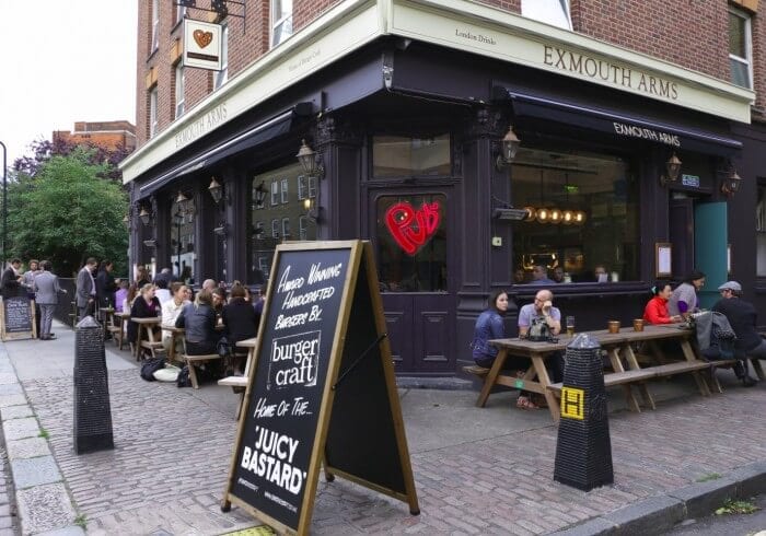 pub love at the exmouth arms