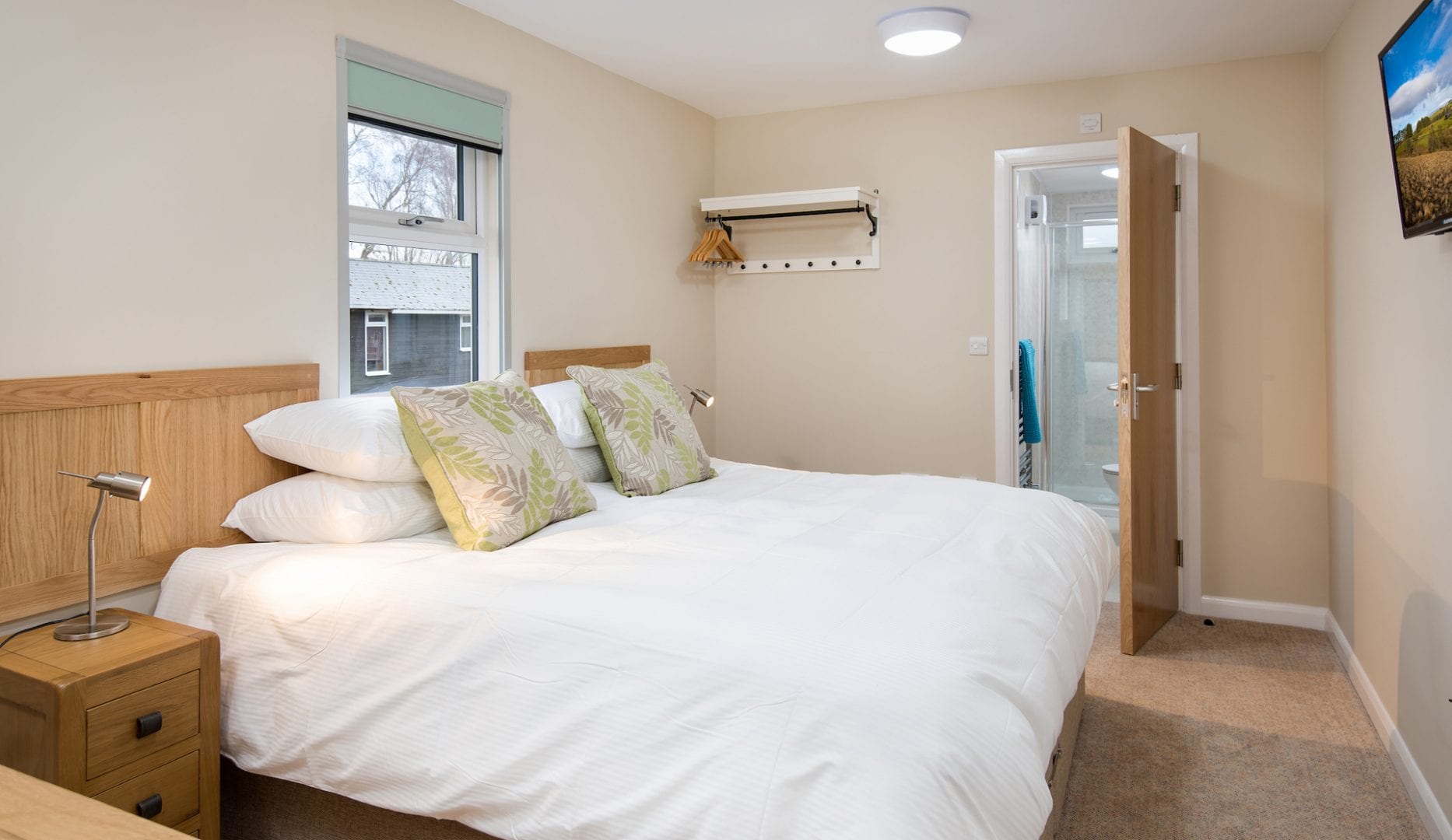 Luxury hostel room at Brown Rigg near Bellingham in Northumberland National Park