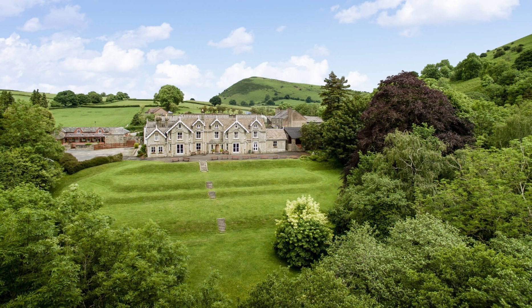 view of at Dunfield House showing the large grounds