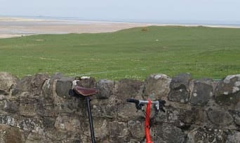 Cycling near Seahouses