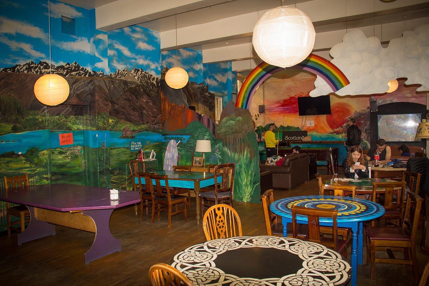 Hogmanay in Edinburgh at High Street Hostel