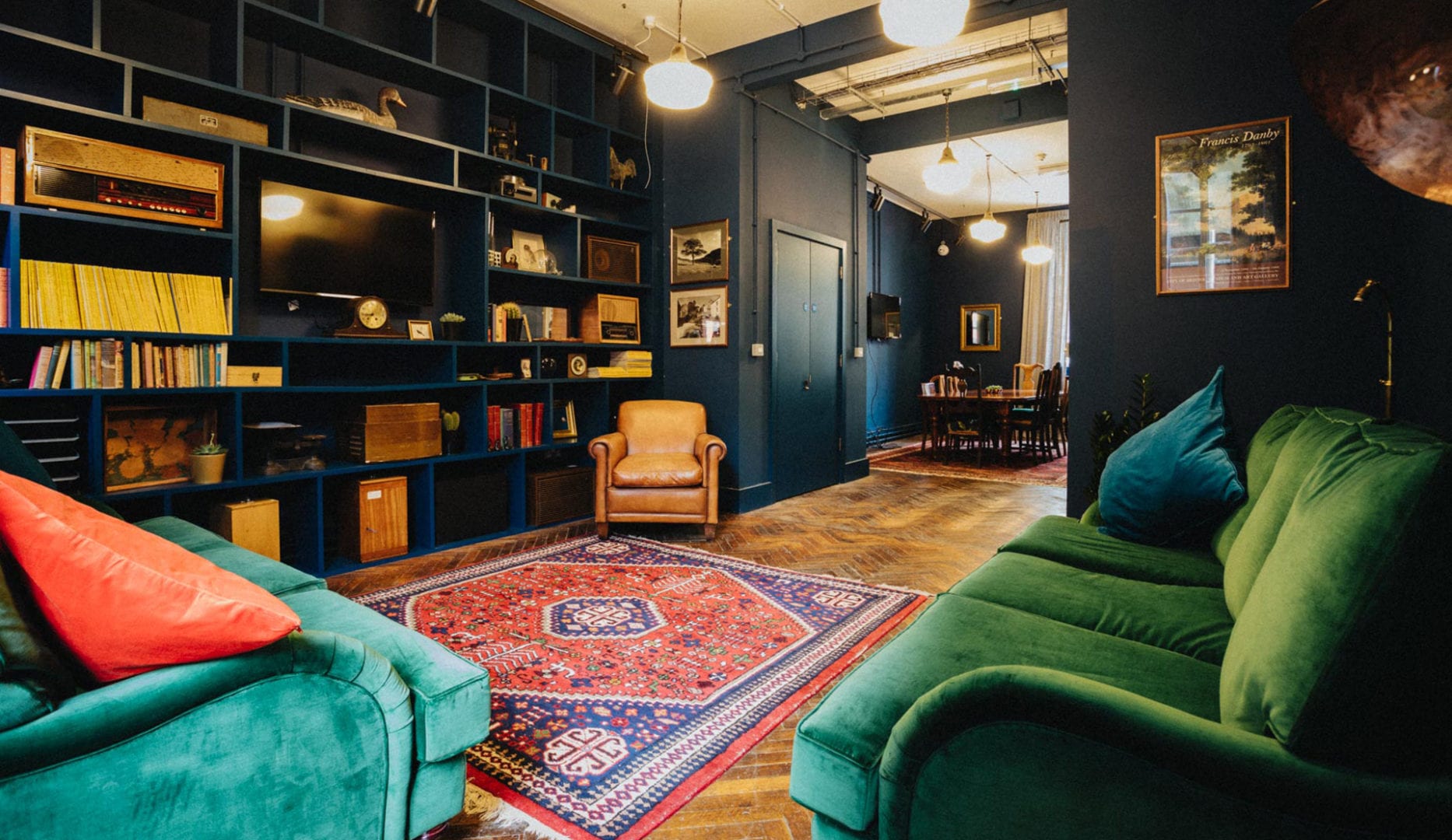 The bristol Wing YMCA hostel lounge