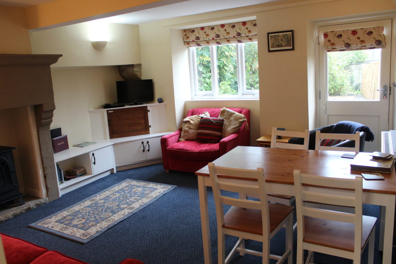 lounge at the holiday cottage at St Micheal's Centre