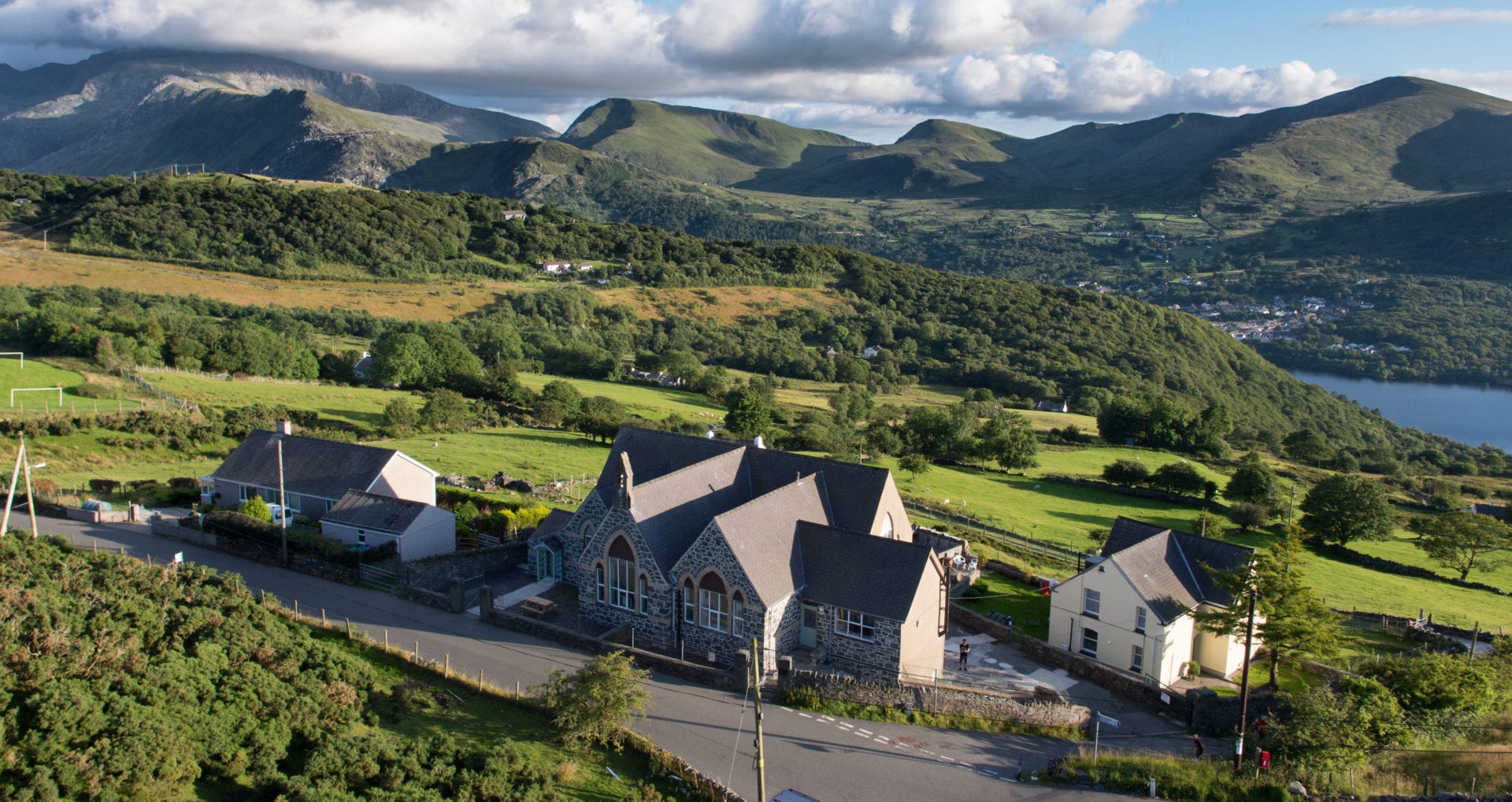 Lodge Dinorwig on the Slate Trail in Snowdoni