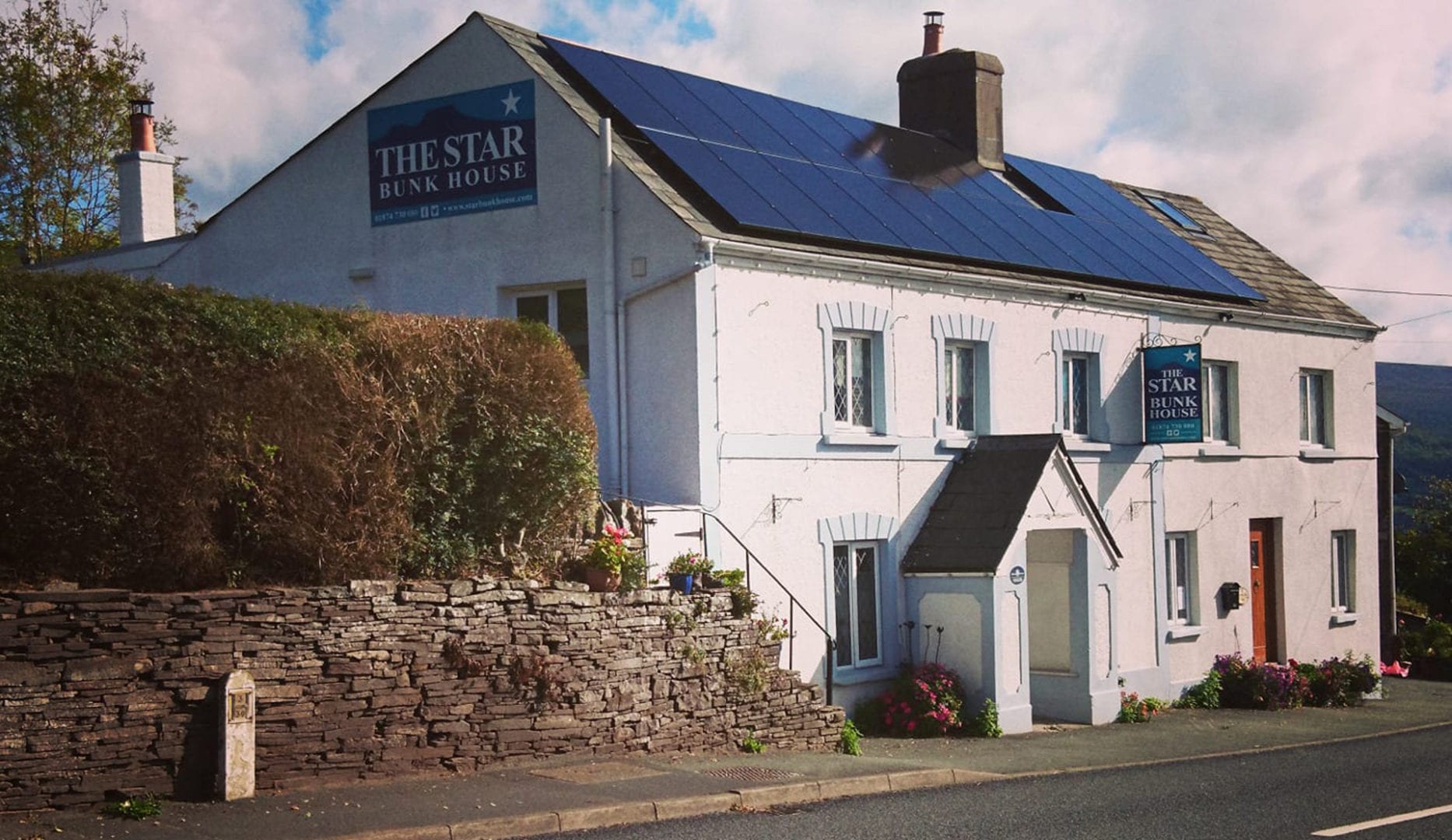 star bunkhouse on the Beacons Way Long Distance Path