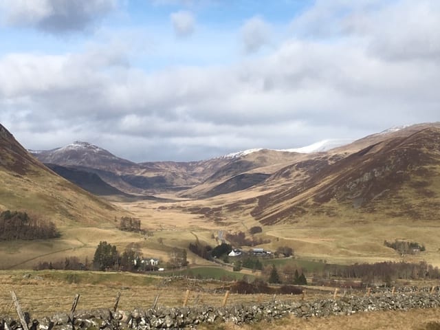 cairngcairngorm mountains around gulabin lodge
