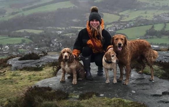 Lady with dogs