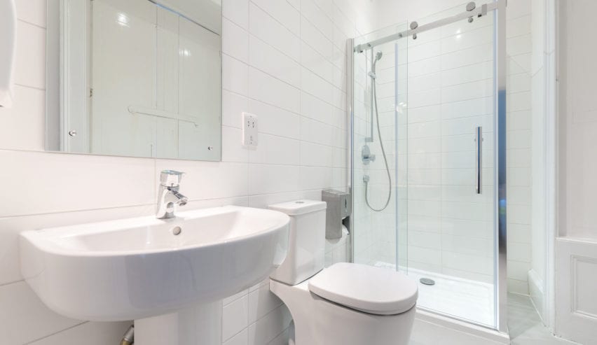 Nettlecombe Court FSC. Shower room