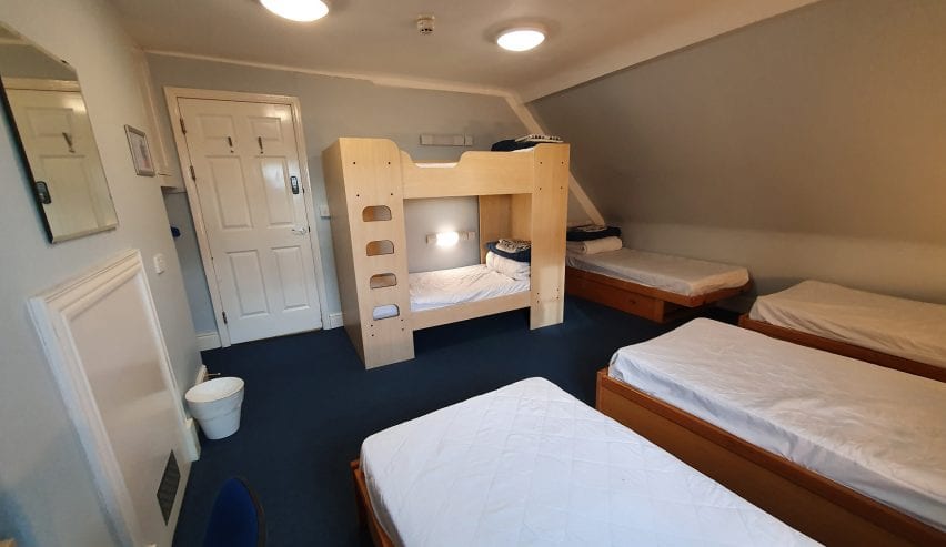 bunks at Preston Montford Field Studies Centre