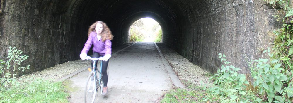 Tunnel on the white peak loop in derbyshire