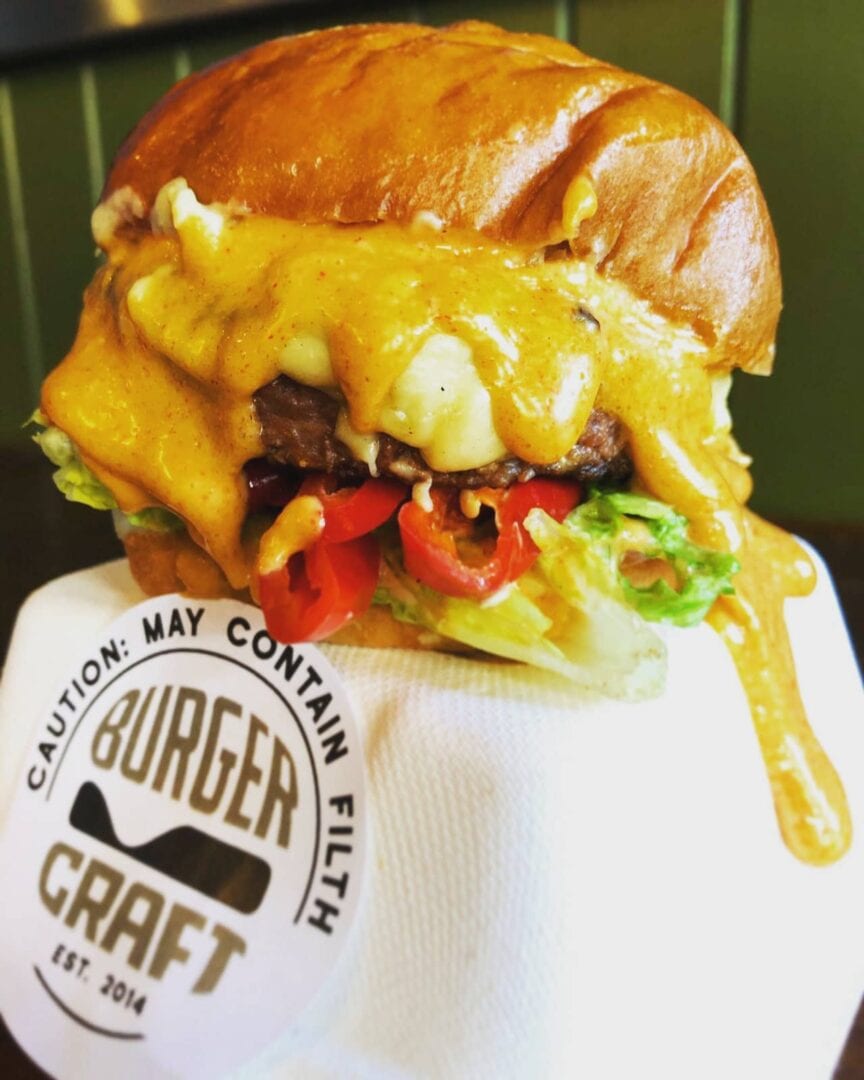 Vegan burger at publove