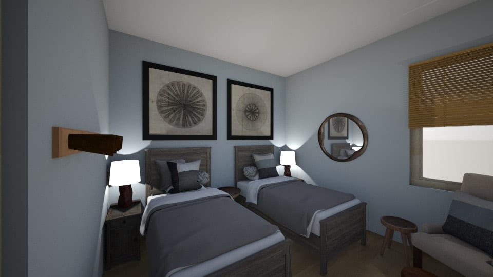 bedroom at wetherdown lodge