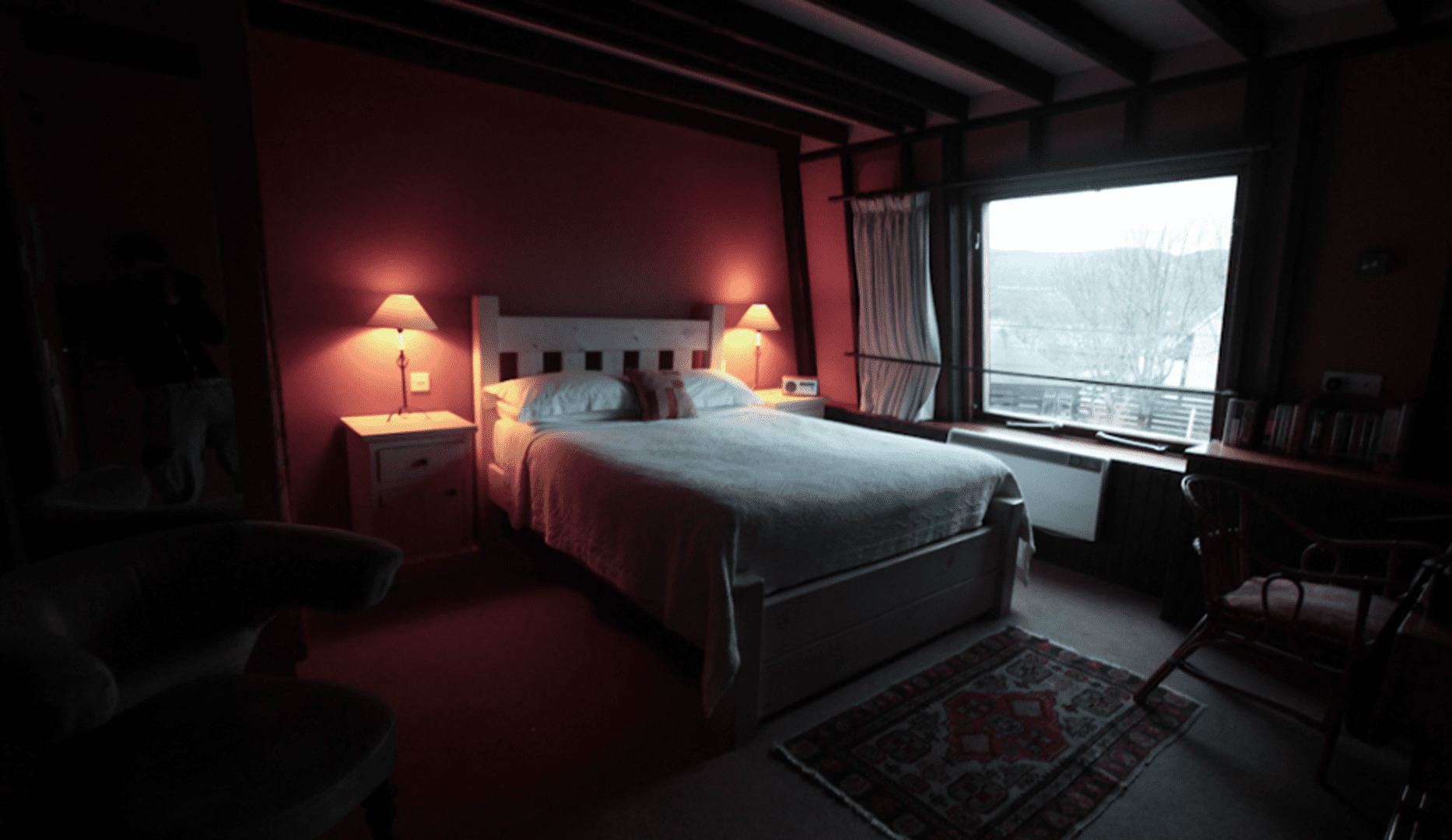 Bedroom at the Ceilidh place