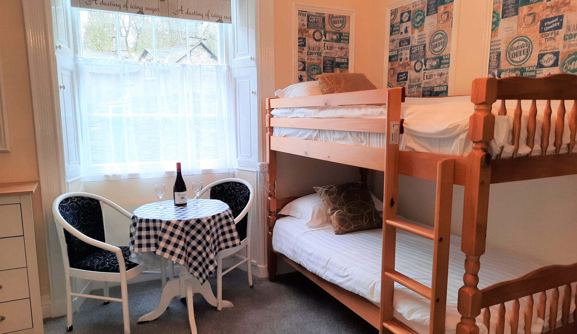 The old cafe bunkroom