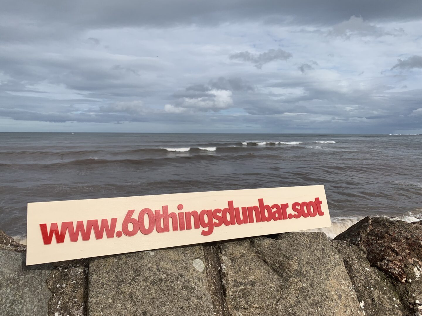 Sign of www.60thingsdunbar.scot