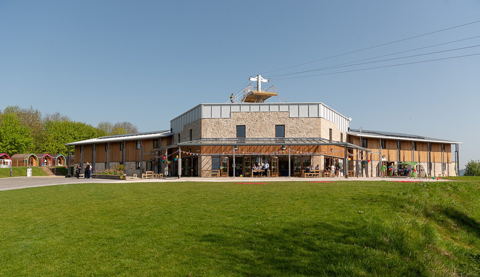 THe exterior fo the centre