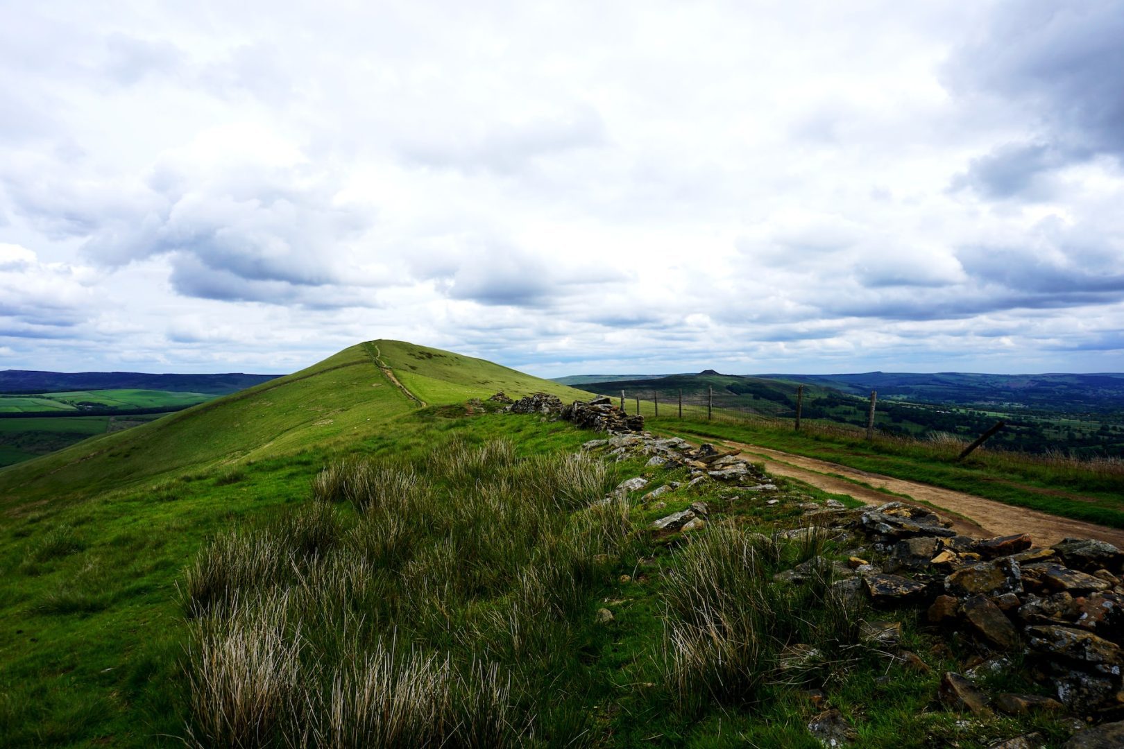 Mam tor on the Great north trail