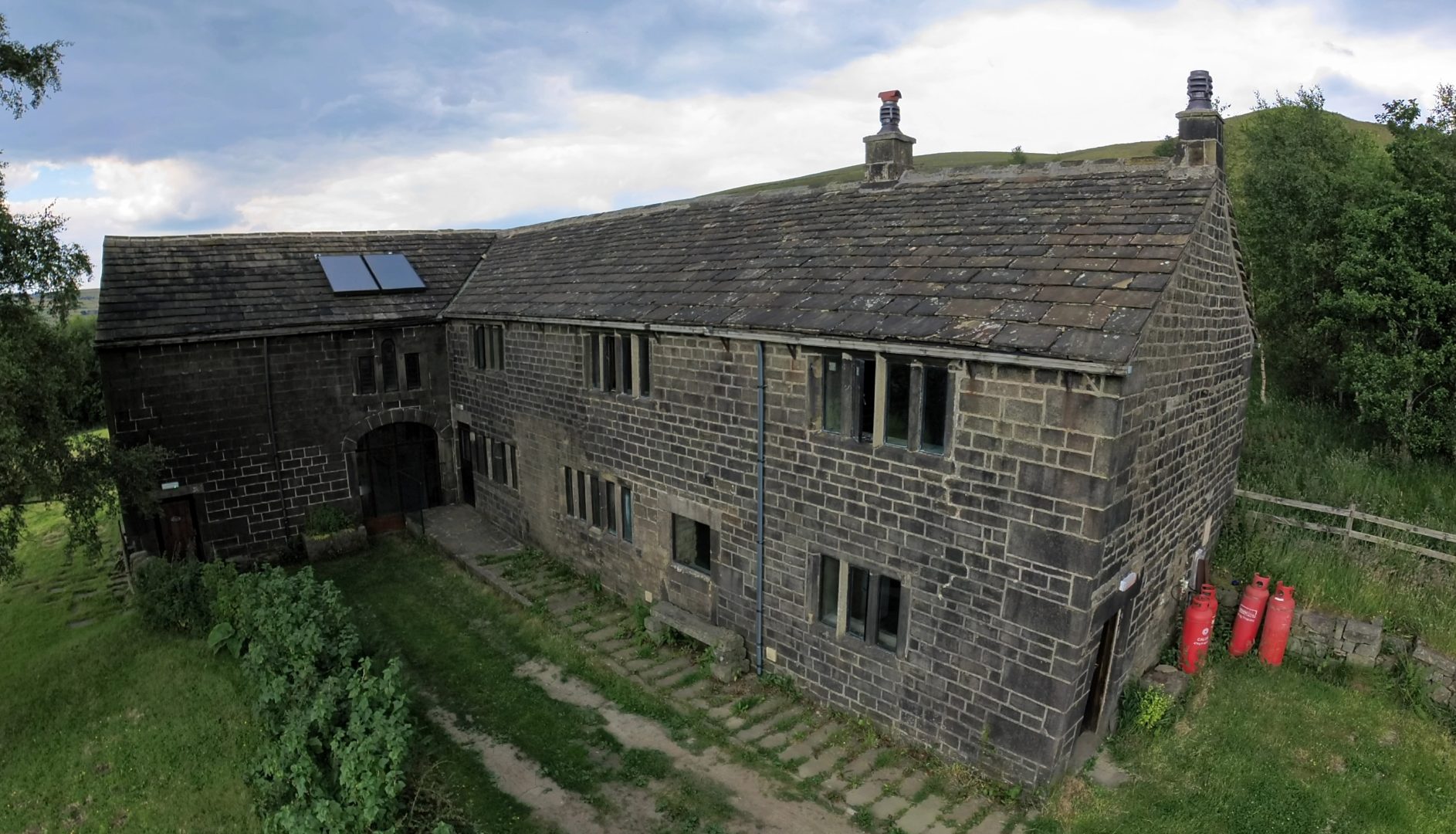 exterior of 17th century former farm