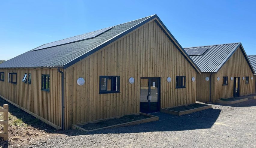 exterior of bunkhouse