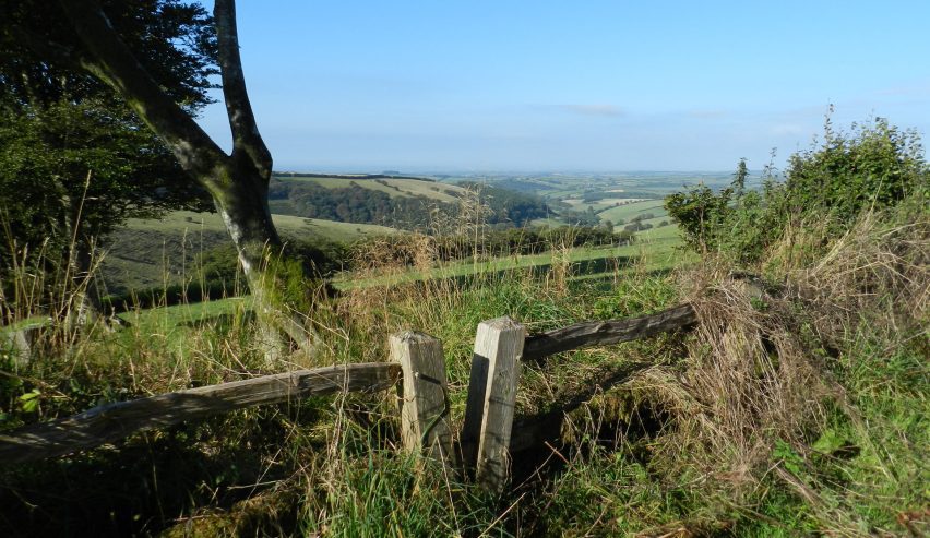 view from blindwell bunkhouse
