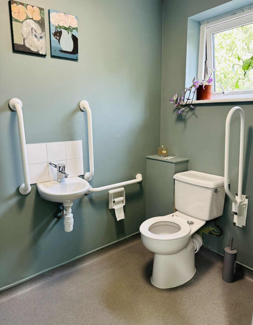 Accessibl;e toliet at South Downs Club House near Eastbourne