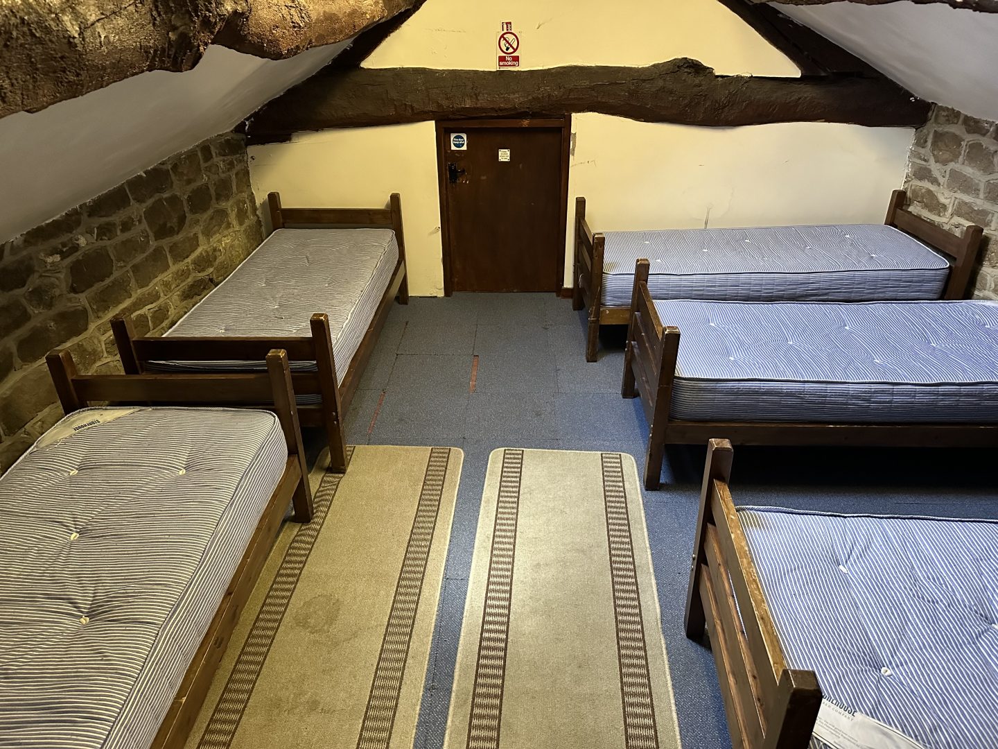 An off-grid Peak District hostel. Beds in dorms