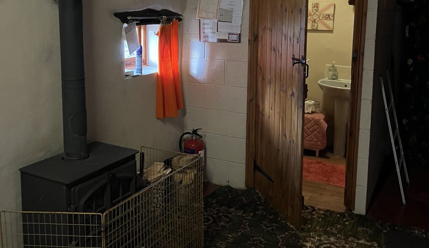 Stybeck Farm Fisher Gill Camping Barn log burner