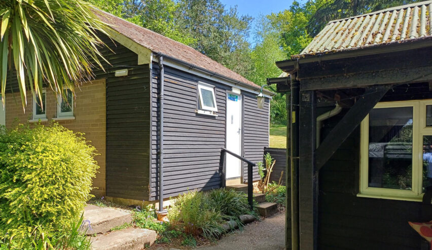 jordans Washroom showing proximity to main building