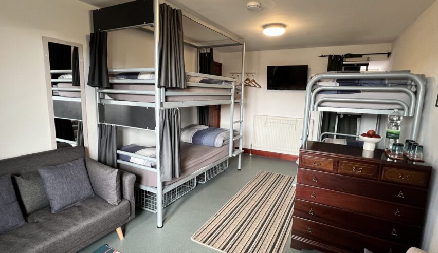 bunkroom at lands end hostel