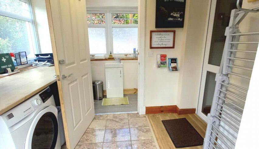 drying room at Balmaha bunkhouse
