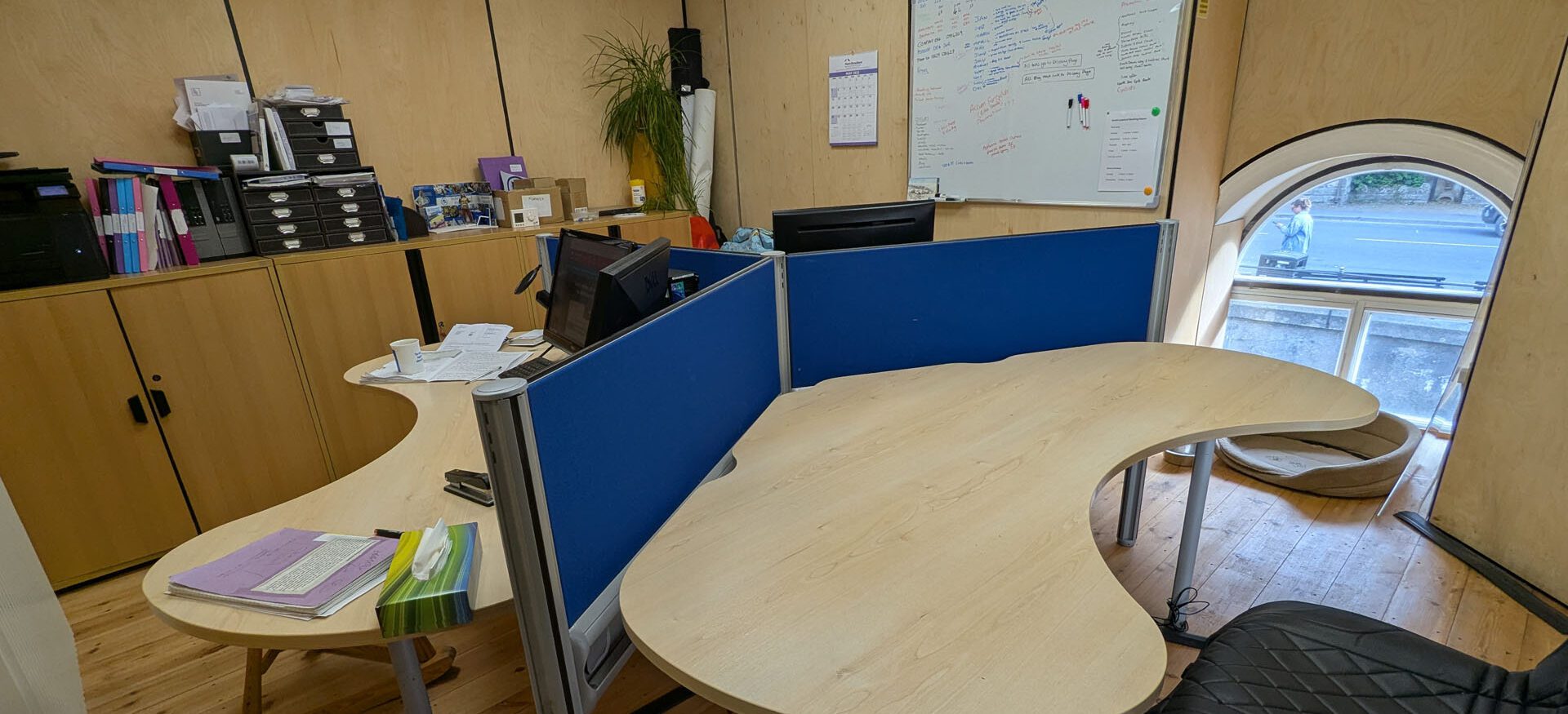 co working desk at the grand pavilion matlock bath