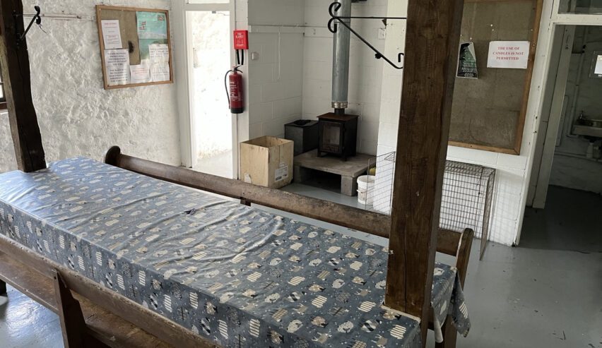 Downham camping barn tables