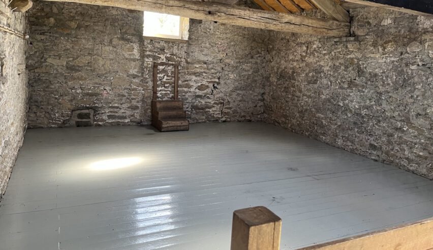 Downham camping barn sleeping plateform