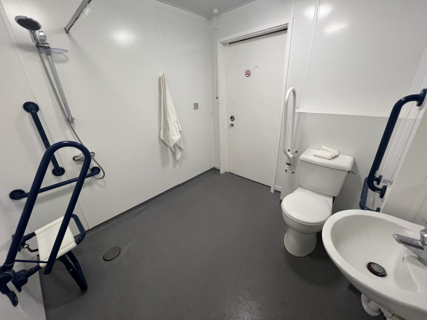 The accessible wet rom at South Downs Ckub House