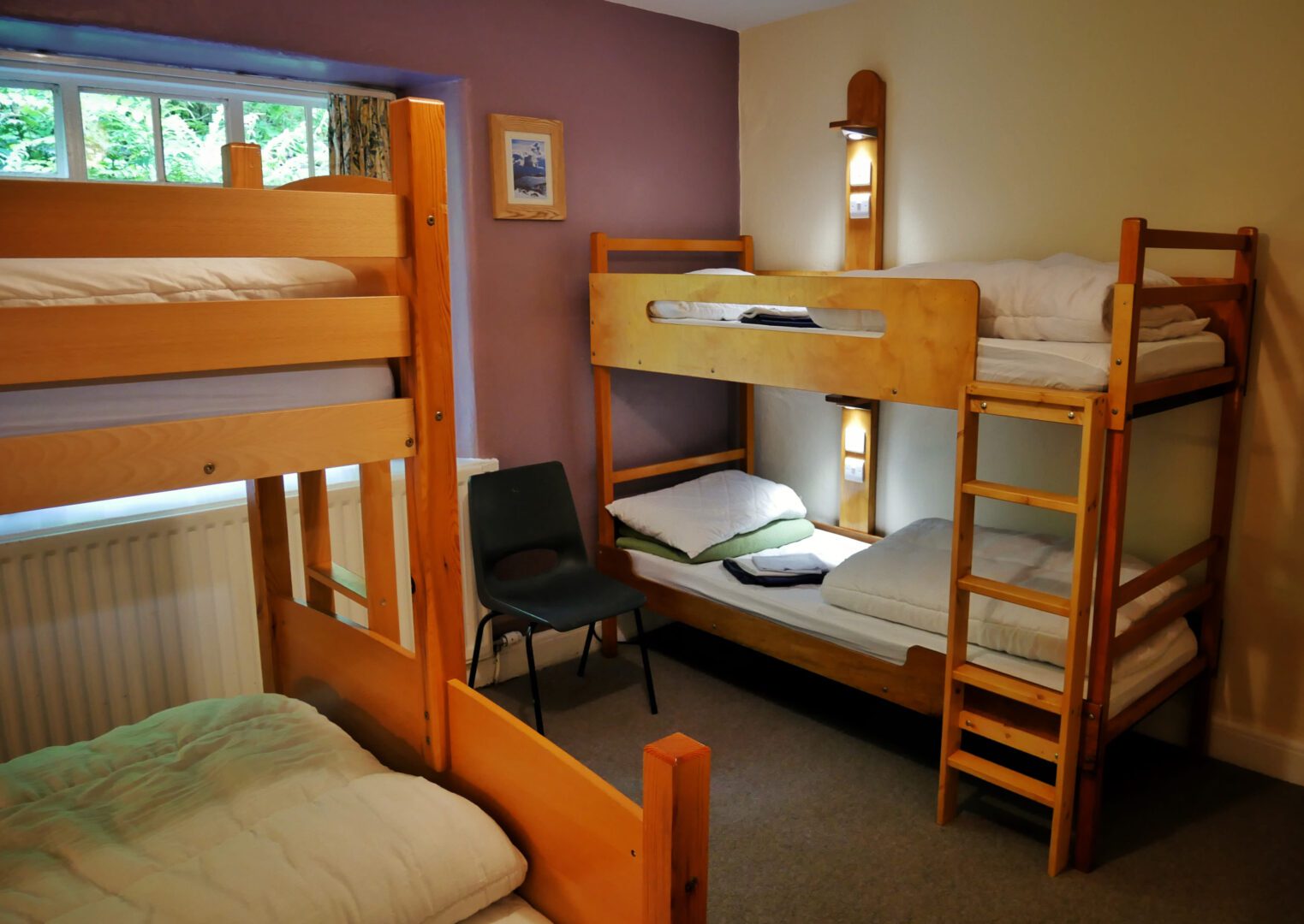 Family rooms shopwinf bunks at elterwater hostel