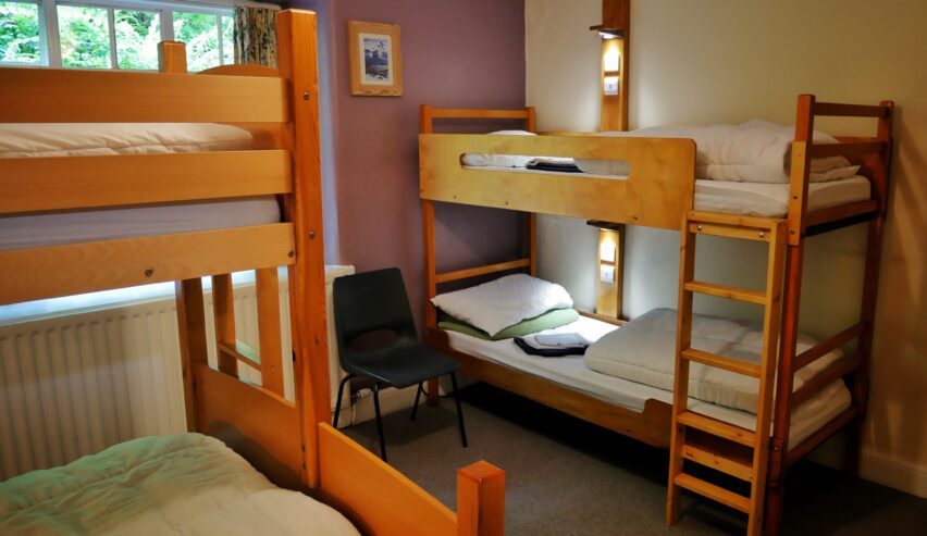 Family rooms shopwinf bunks at elterwater hostel