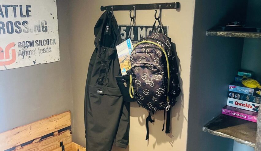 Aysgill camping Barn coat hooks