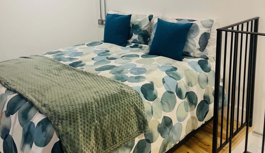 Aysgill camping Barn double bed