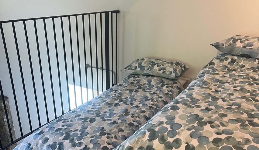 Aysgill camping Barn upstairs beds