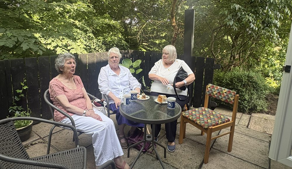 Older lady guests at Alston Youth Hostel