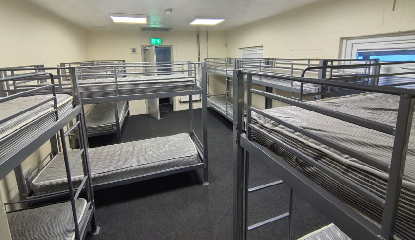 bunkroom at yr hafod hostel